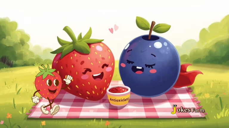 Berry Funny! Strawberry & Blueberry Jokes image Meme