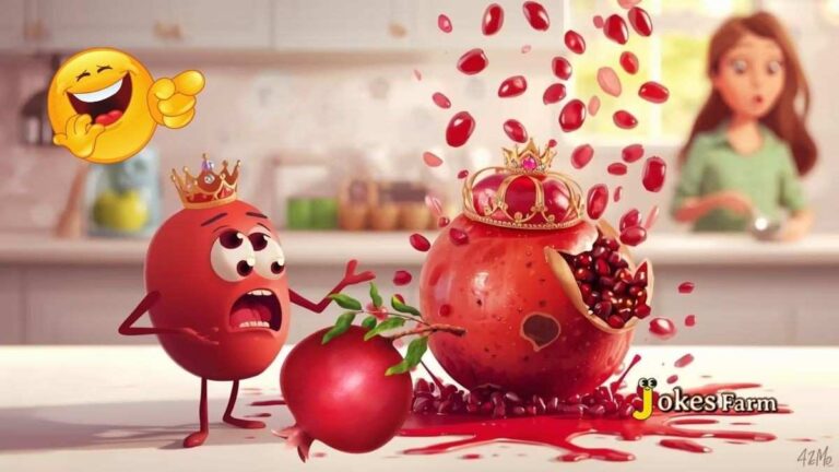  Pomegranate Jokes & Puns Seedy Surprises & Royal Revelations featured image